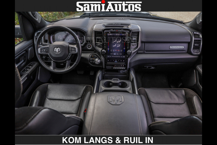 Dodge Ram SPORT | MEEST VOLLE RAM | €69950,- excl | 5.7 V8 HEMI | LUCHTVERING | HUD | MWK | PANO | VOL DIGI SCHERMEN | NIGHT EDITION | DUBBELE CABINE | 5 PERSOONS | DC | CREW CAB | TOP STAAT | KLEUR: GRANITE NIGHT EDITION GEWELDIGE KLEUR |