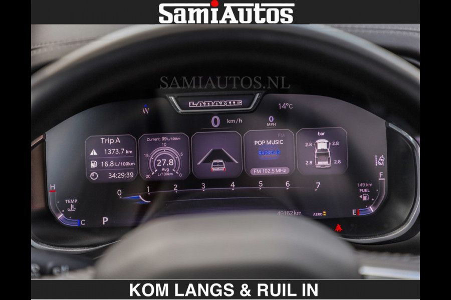Dodge Ram SPORT | MEEST VOLLE RAM | €69950,- excl | 5.7 V8 HEMI | LUCHTVERING | HUD | MWK | PANO | VOL DIGI SCHERMEN | NIGHT EDITION | DUBBELE CABINE | 5 PERSOONS | DC | CREW CAB | TOP STAAT | KLEUR: GRANITE NIGHT EDITION GEWELDIGE KLEUR |