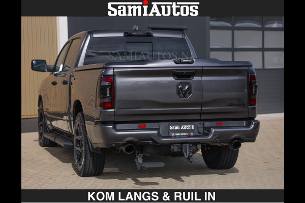 Dodge Ram SPORT | MEEST VOLLE RAM | €69950,- excl | 5.7 V8 HEMI | LUCHTVERING | HUD | MWK | PANO | VOL DIGI SCHERMEN | NIGHT EDITION | DUBBELE CABINE | 5 PERSOONS | DC | CREW CAB | TOP STAAT | KLEUR: GRANITE NIGHT EDITION GEWELDIGE KLEUR |