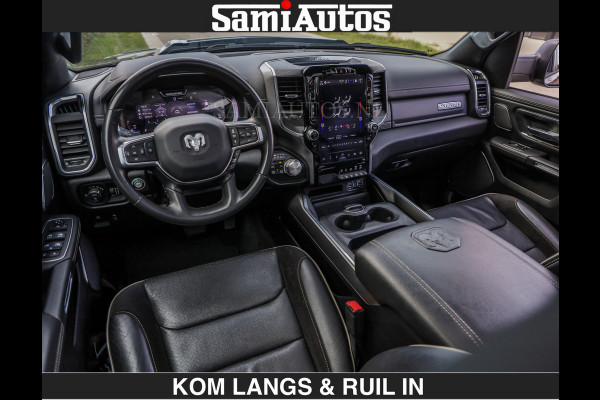 Dodge Ram SPORT | MEEST VOLLE RAM | €69950,- excl | 5.7 V8 HEMI | LUCHTVERING | HUD | MWK | PANO | VOL DIGI SCHERMEN | NIGHT EDITION | DUBBELE CABINE | 5 PERSOONS | DC | CREW CAB | TOP STAAT | KLEUR: GRANITE NIGHT EDITION GEWELDIGE KLEUR |