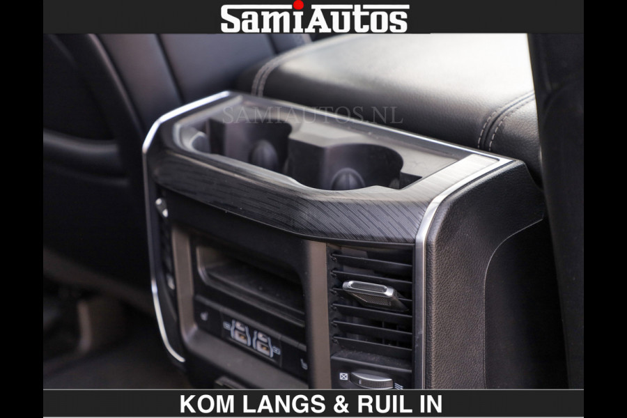 Dodge Ram SPORT | MEEST VOLLE RAM | €69950,- excl | 5.7 V8 HEMI | LUCHTVERING | HUD | MWK | PANO | VOL DIGI SCHERMEN | NIGHT EDITION | DUBBELE CABINE | 5 PERSOONS | DC | CREW CAB | TOP STAAT | KLEUR: GRANITE NIGHT EDITION GEWELDIGE KLEUR |