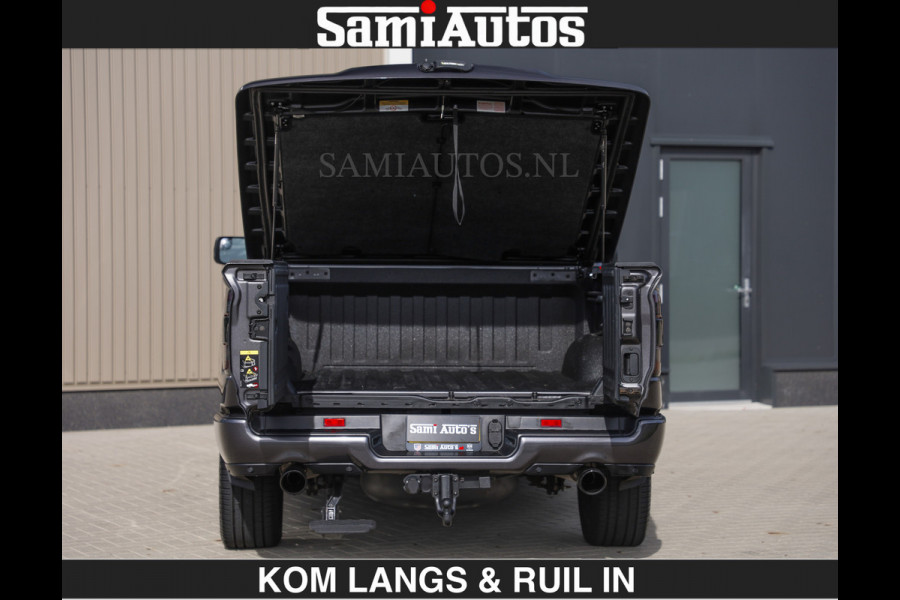 Dodge Ram SPORT | MEEST VOLLE RAM | €69950,- excl | 5.7 V8 HEMI | LUCHTVERING | HUD | MWK | PANO | VOL DIGI SCHERMEN | NIGHT EDITION | DUBBELE CABINE | 5 PERSOONS | DC | CREW CAB | TOP STAAT | KLEUR: GRANITE NIGHT EDITION GEWELDIGE KLEUR |