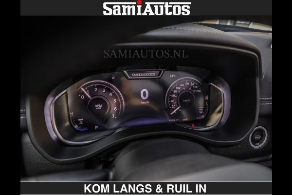 Dodge Ram SPORT | MEEST VOLLE RAM | €69950,- excl | 5.7 V8 HEMI | LUCHTVERING | HUD | MWK | PANO | VOL DIGI SCHERMEN | NIGHT EDITION | DUBBELE CABINE | 5 PERSOONS | DC | CREW CAB | TOP STAAT | KLEUR: GRANITE NIGHT EDITION GEWELDIGE KLEUR |