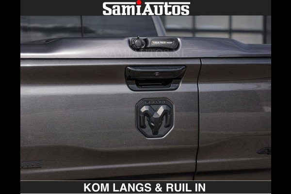 Dodge Ram SPORT | MEEST VOLLE RAM | €69950,- excl | 5.7 V8 HEMI | LUCHTVERING | HUD | MWK | PANO | VOL DIGI SCHERMEN | NIGHT EDITION | DUBBELE CABINE | 5 PERSOONS | DC | CREW CAB | TOP STAAT | KLEUR: GRANITE NIGHT EDITION GEWELDIGE KLEUR |