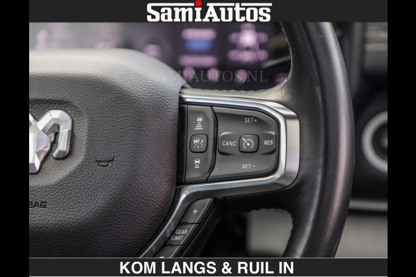 Dodge Ram SPORT | MEEST VOLLE RAM | €69950,- excl | 5.7 V8 HEMI | LUCHTVERING | HUD | MWK | PANO | VOL DIGI SCHERMEN | NIGHT EDITION | DUBBELE CABINE | 5 PERSOONS | DC | CREW CAB | TOP STAAT | KLEUR: GRANITE NIGHT EDITION GEWELDIGE KLEUR |