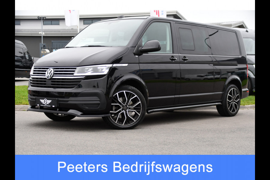 Volkswagen Transporter 2.0 TDI L2H1 32 DC Caravelle Virtual, Adaptieve Cruise, Carplay, LED, 204pk, Stoelverwarming, Clima, Automaat, 2 x Schuifdeur, Multimedia, Uniek!