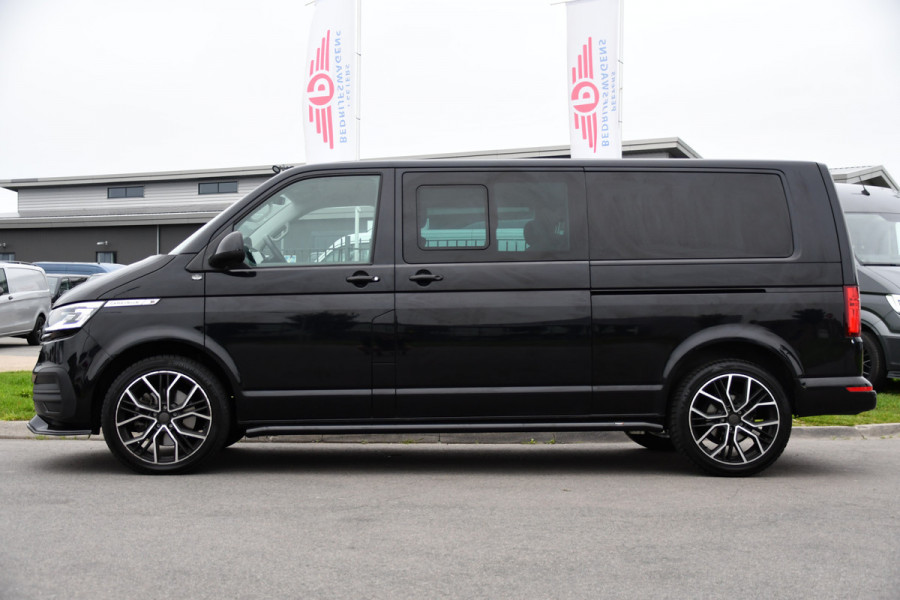 Volkswagen Transporter 2.0 TDI L2H1 32 DC Caravelle Virtual, Adaptieve Cruise, Carplay, LED, 204pk, Stoelverwarming, Clima, Automaat, 2 x Schuifdeur, Multimedia, Uniek!