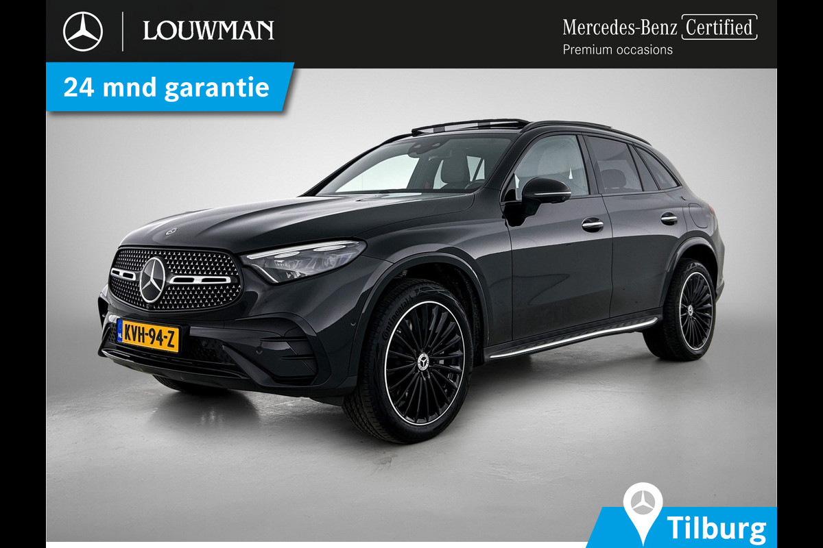 Mercedes-Benz GLC 300 e 4MATIC AMG Plug-In Hybride AMG Line | Night Pakket | Panorama Schuif-Kanteldak | Distronic | Parkeerpakket met 360°-camera. Inclusief 24 maanden Mercedes-Benz Certified garantie voor Europa.