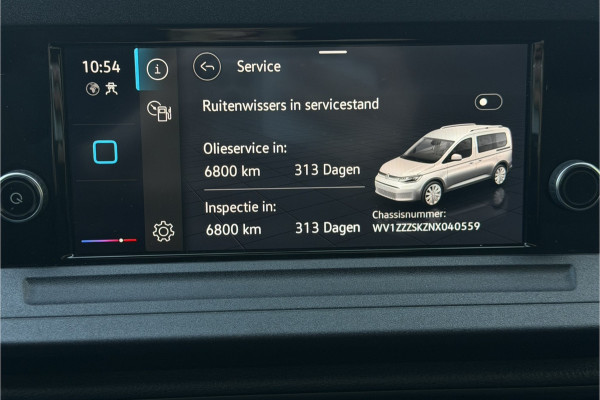 Volkswagen Caddy Cargo 1.5 TSI | Airco | Groot scherm | Carplay | PDC A | DAB