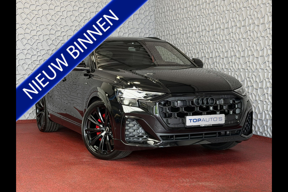 Audi Q8 60 TFSI E COMPETITION LUCHTVERING SOFT.CLOSE 23''LMV B&O ACHTERAS.BST VALCONA LEER TREKHAAK HEADUP CARBON.INT MATRIX/LASER NIEUWE ONGEBRUIKTE AUTO