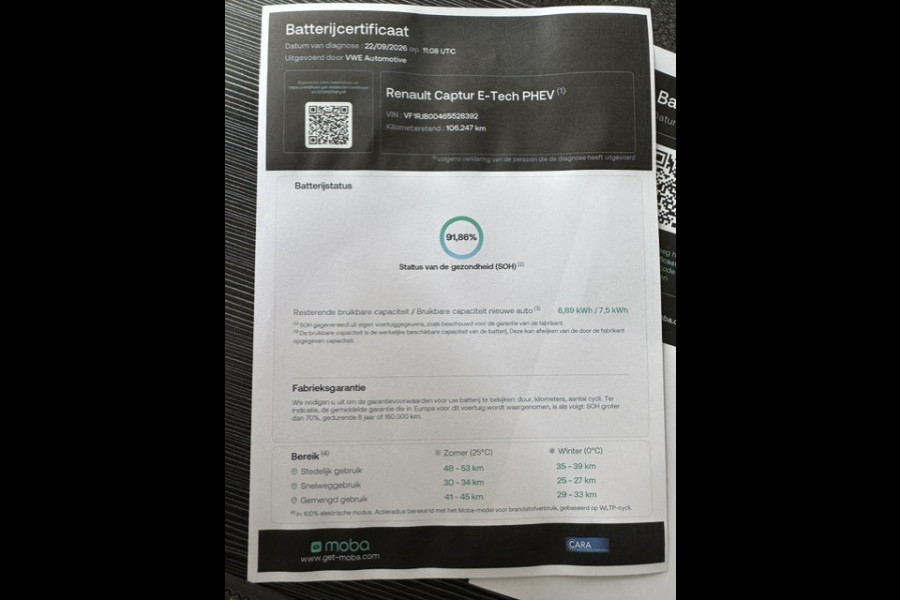 Renault Captur 1.6 E-Tech Plug-in Hybrid 160 Intens -SOH 91%