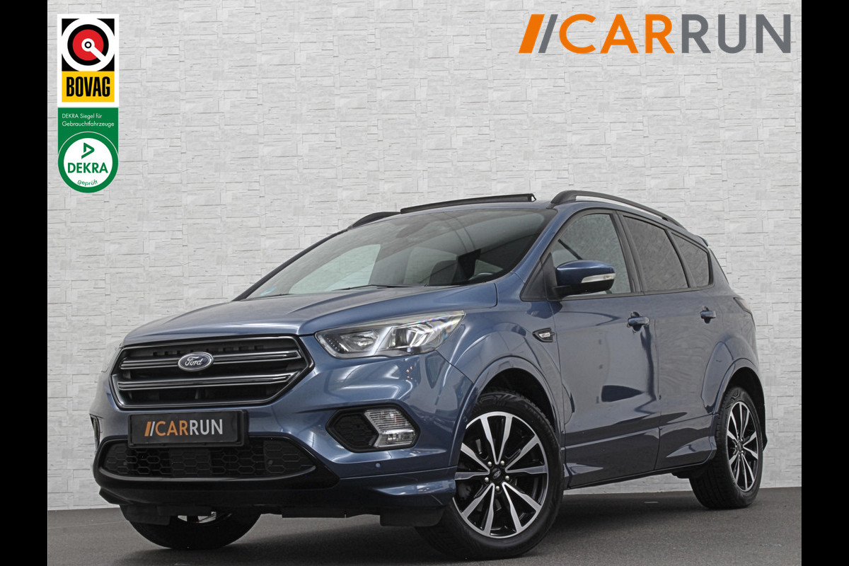 Ford Kuga 1.5 EcoBoost 150PK ST Line | Panorama | Trekhaak 2000kg Trekgewicht! | Navigatie | Carplay | Climate Control | Verwarmde Voorruit | Cruise Control | 18 inch | Getint Glas | Keyless-Start |