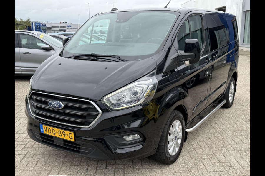 Ford Transit Custom 300 2.0 TDCI L1H1 Limited DC 130pk | Trekhaak | Dubbele Schuifdeur | Apple Carplay/Android auto | Achteruitrijcamera