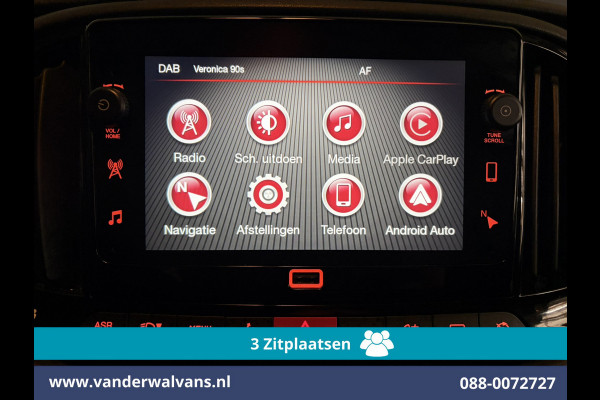 Fiat Doblò Cargo 1.6 MJ 90pk L1H1 Euro6 Airco | 3-Zits | Navigatie | Apple Carplay | Android Auto Zijdeur, Parkeersensoren, Bijrijdersbank