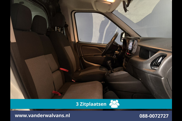 Fiat Doblò Cargo 1.6 MJ 90pk L1H1 Euro6 Airco | 3-Zits | Navigatie | Apple Carplay | Android Auto Zijdeur, Parkeersensoren, Bijrijdersbank