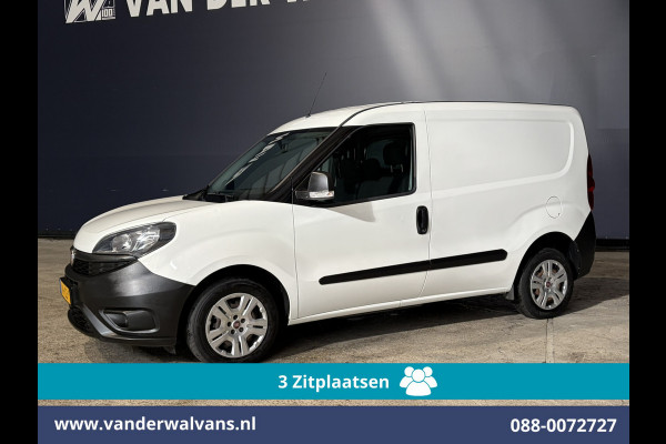 Fiat Doblò Cargo 1.6 MJ 90pk L1H1 Euro6 Airco | 3-Zits | Navigatie | Apple Carplay | Android Auto Zijdeur, Parkeersensoren, Bijrijdersbank