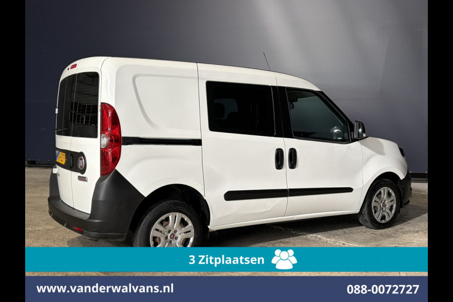 Fiat Doblò Cargo 1.6 MJ 90pk L1H1 Euro6 Airco | 3-Zits | Navigatie | Apple Carplay | Android Auto Zijdeur, Parkeersensoren, Bijrijdersbank