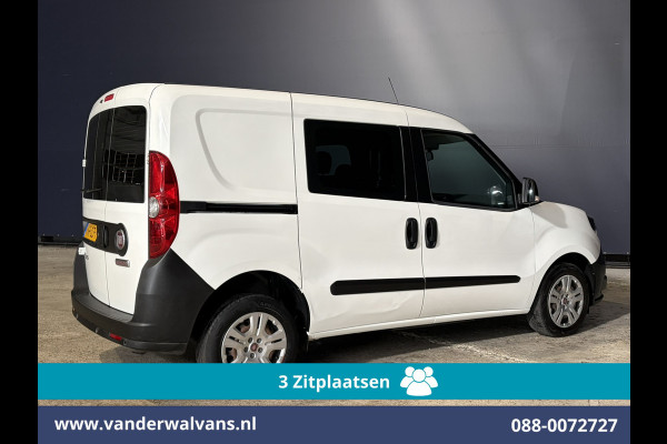 Fiat Doblò Cargo 1.6 MJ 90pk L1H1 Euro6 Airco | 3-Zits | Navigatie | Apple Carplay | Android Auto Zijdeur, Parkeersensoren, Bijrijdersbank