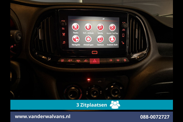 Fiat Doblò Cargo 1.6 MJ 90pk L1H1 Euro6 Airco | 3-Zits | Navigatie | Apple Carplay | Android Auto Zijdeur, Parkeersensoren, Bijrijdersbank