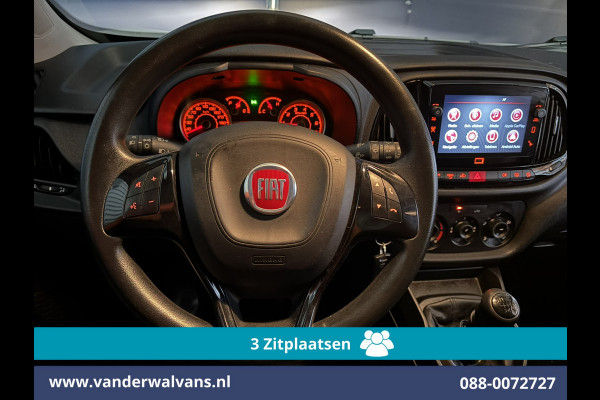 Fiat Doblò Cargo 1.6 MJ 90pk L1H1 Euro6 Airco | 3-Zits | Navigatie | Apple Carplay | Android Auto Zijdeur, Parkeersensoren, Bijrijdersbank