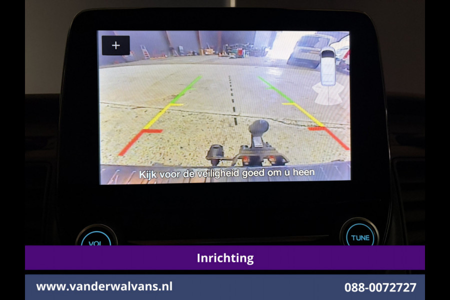 Ford Transit Custom 2.0 TDCI 130pk L2H1 inrichting Euro6 Airco | Camera | LED | 2800kg Trekhaak | Omvormer | Apple Carplay Cruisecontrol, Android Auto, Verwarmde Voorruit, Parkeersensoren, Bijrijdersbank
