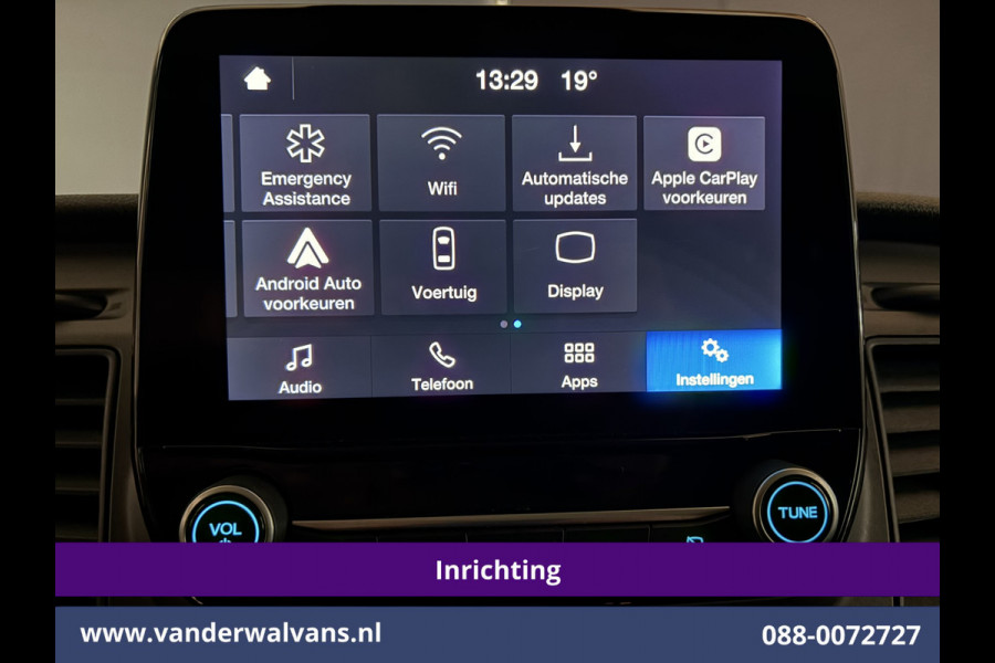 Ford Transit Custom 2.0 TDCI 130pk L2H1 inrichting Euro6 Airco | Camera | LED | 2800kg Trekhaak | Omvormer | Apple Carplay Cruisecontrol, Android Auto, Verwarmde Voorruit, Parkeersensoren, Bijrijdersbank