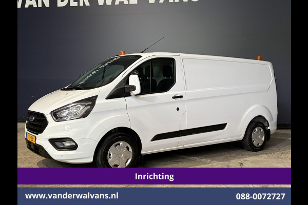 Ford Transit Custom 2.0 TDCI 130pk L2H1 inrichting Euro6 Airco | Camera | LED | 2800kg Trekhaak | Omvormer | Apple Carplay Cruisecontrol, Android Auto, Verwarmde Voorruit, Parkeersensoren, Bijrijdersbank