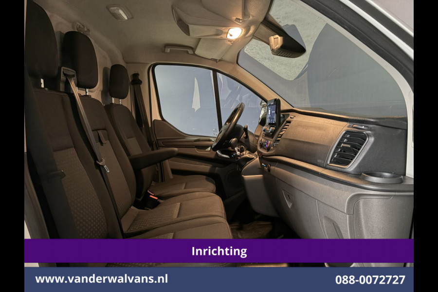 Ford Transit Custom 2.0 TDCI 130pk L2H1 inrichting Euro6 Airco | Camera | LED | 2800kg Trekhaak | Omvormer | Apple Carplay Cruisecontrol, Android Auto, Verwarmde Voorruit, Parkeersensoren, Bijrijdersbank