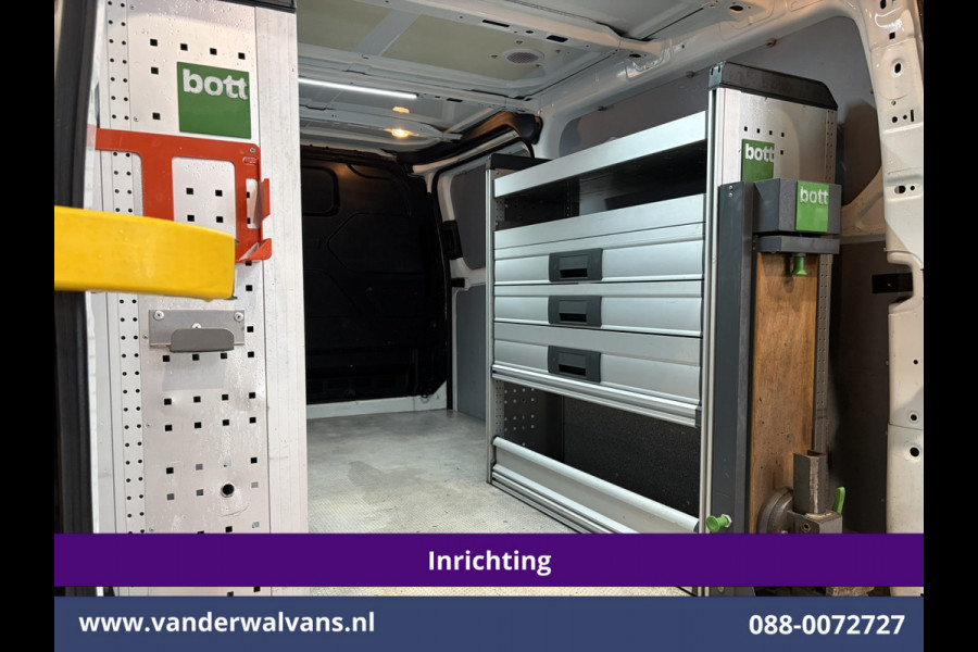 Ford Transit Custom 2.0 TDCI 130pk L2H1 inrichting Euro6 Airco | Camera | LED | 2800kg Trekhaak | Omvormer | Apple Carplay Cruisecontrol, Android Auto, Verwarmde Voorruit, Parkeersensoren, Bijrijdersbank