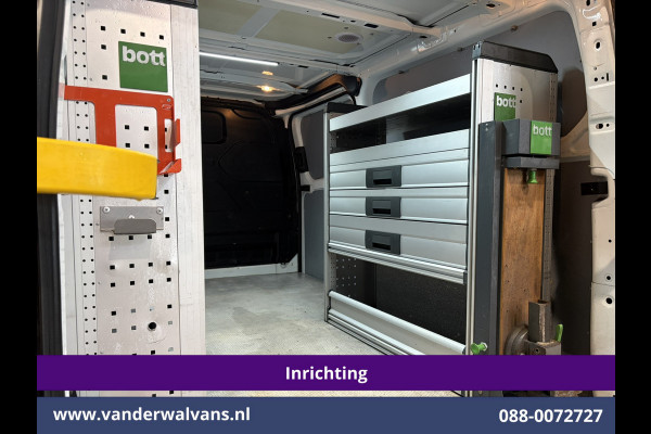Ford Transit Custom 2.0 TDCI 130pk L2H1 inrichting Euro6 Airco | Camera | LED | 2800kg Trekhaak | Omvormer | Apple Carplay Cruisecontrol, Android Auto, Verwarmde Voorruit, Parkeersensoren, Bijrijdersbank