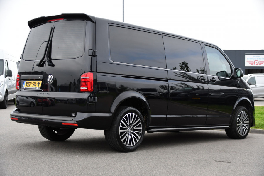 Volkswagen Transporter 2.0 TDI L2H1 28 Bulli Black Edition Virtual, Adaptieve Cruise, Camera, Carlay, LED, Stoelverwarming, Leder, 150pk, Automaat, Uniek!