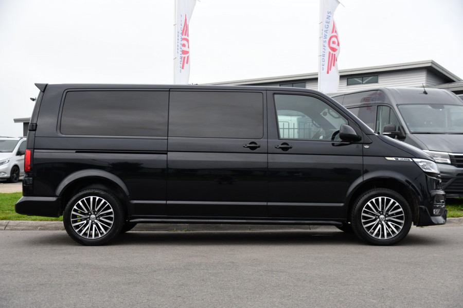 Volkswagen Transporter 2.0 TDI L2H1 28 Bulli Black Edition Virtual, Adaptieve Cruise, Camera, Carlay, LED, Stoelverwarming, Leder, 150pk, Automaat, Uniek!