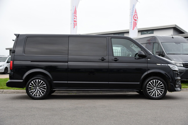 Volkswagen Transporter 2.0 TDI L2H1 28 Bulli Black Edition Virtual, Adaptieve Cruise, Camera, Carlay, LED, Stoelverwarming, Leder, 150pk, Automaat, Uniek!