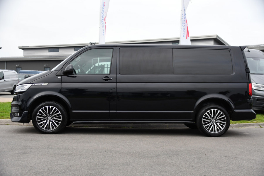 Volkswagen Transporter 2.0 TDI L2H1 28 Bulli Black Edition Virtual, Adaptieve Cruise, Camera, Carlay, LED, Stoelverwarming, Leder, 150pk, Automaat, Uniek!