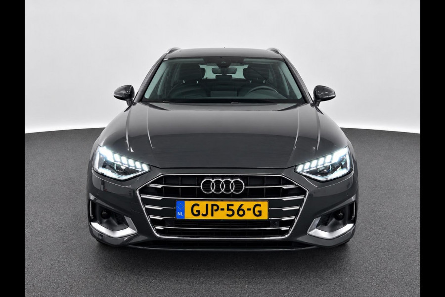 Audi A4 Avant 40 TFSI 204pk Pro Line Navigatie Apple CarPlay Android Auto Parkeerhulp  Adaptive Cruise Control Stoelverwamring Full led Leder Elektrisch bedienbare achterklep Climate Control Lichtmetalen velgen
