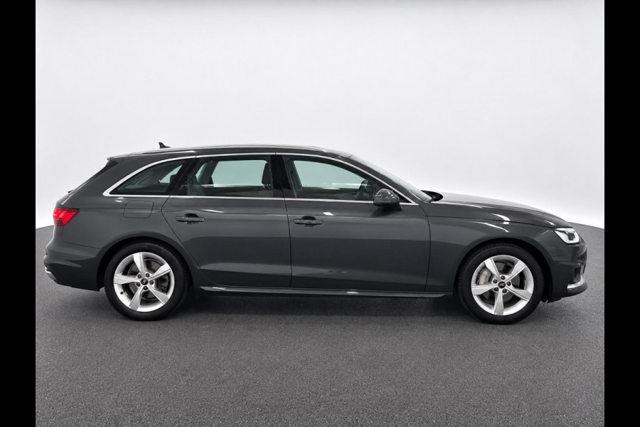 Audi A4 Avant 40 TFSI 204pk Pro Line Navigatie Apple CarPlay Android Auto Parkeerhulp  Adaptive Cruise Control Stoelverwamring Full led Leder Elektrisch bedienbare achterklep Climate Control Lichtmetalen velgen