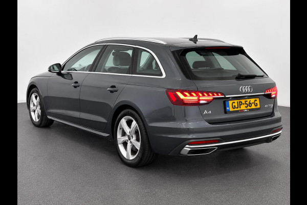Audi A4 Avant 40 TFSI 204pk Pro Line Navigatie Apple CarPlay Android Auto Parkeerhulp  Adaptive Cruise Control Stoelverwamring Full led Leder Elektrisch bedienbare achterklep Climate Control Lichtmetalen velgen