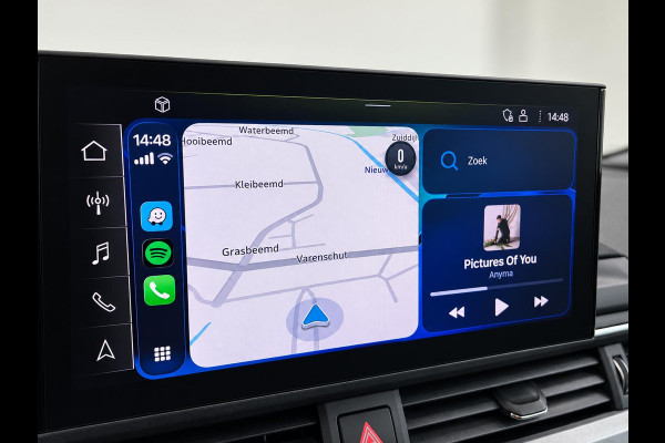 Audi A4 Avant 40 TFSI 204pk Pro Line Navigatie Apple CarPlay Android Auto Parkeerhulp  Adaptive Cruise Control Stoelverwamring Full led Leder Elektrisch bedienbare achterklep Climate Control Lichtmetalen velgen