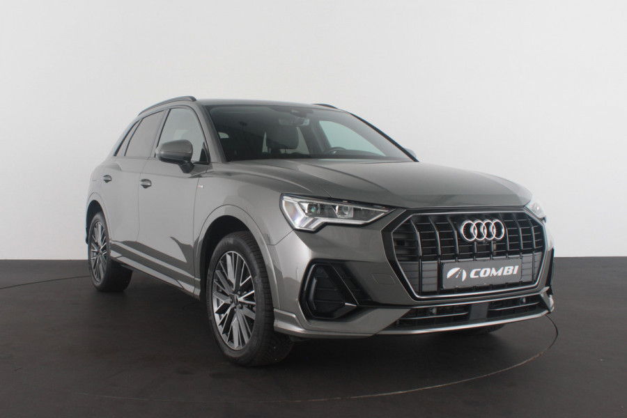 Audi Q3 45 TFSI e S line Edition > SOH 98,6%/Pano/Memory/360 camera/Chronos Gray Metallic