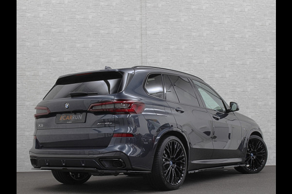 BMW X5 45e M-Performance Seats | 360 View | Panorama | ACC | Kristal pook | Head-Up | Laser-LED | Memory | Harman-Kardon | Keyless-Go | Trekhaak | Drive Assist Pro. | Leder | 4-Zone Clima | Standkachel | Rijklaarprijs & Bovag garantie | Carplay | Draadloos Laden | DAB | Sfeerverlichting |