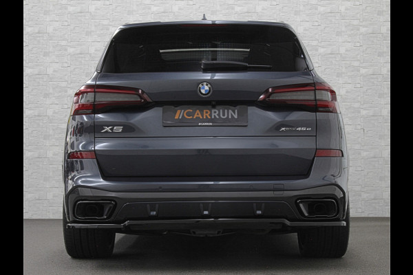 BMW X5 45e M-Performance Seats | 360 View | Panorama | ACC | Kristal pook | Head-Up | Laser-LED | Memory | Harman-Kardon | Keyless-Go | Trekhaak | Drive Assist Pro. | Leder | 4-Zone Clima | Standkachel | Rijklaarprijs & Bovag garantie | Carplay | Draadloos Laden | DAB | Sfeerverlichting |
