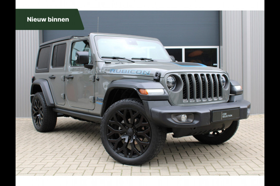 Jeep Wrangler Unlimited 4xe 380 Rubicon | Brute 22 INCH | Full Option | Leder | 360 Camera