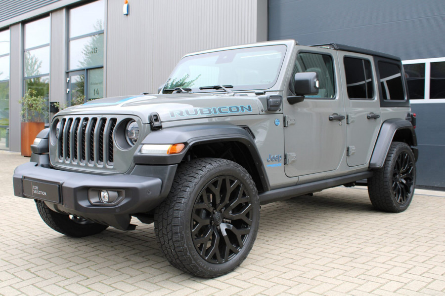 Jeep Wrangler Unlimited 4xe 380 Rubicon | Brute 22 INCH | Full Option | Leder | 360 Camera