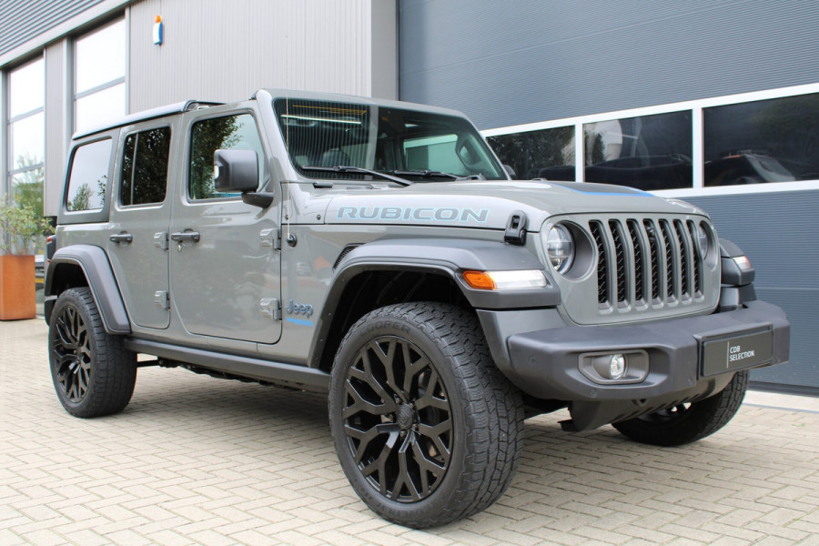 Jeep Wrangler Unlimited 4xe 380 Rubicon | Brute 22 INCH | Full Option | Leder | 360 Camera