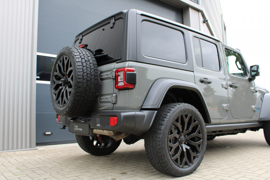 Jeep Wrangler Unlimited 4xe 380 Rubicon | Brute 22 INCH | Full Option | Leder | 360 Camera