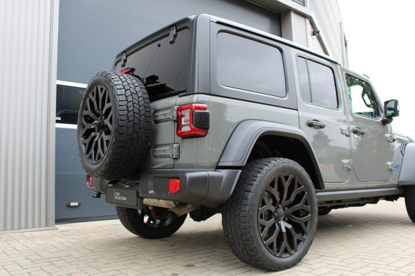 Jeep Wrangler Unlimited 4xe 380 Rubicon | Brute 22 INCH | Full Option | Leder | 360 Camera
