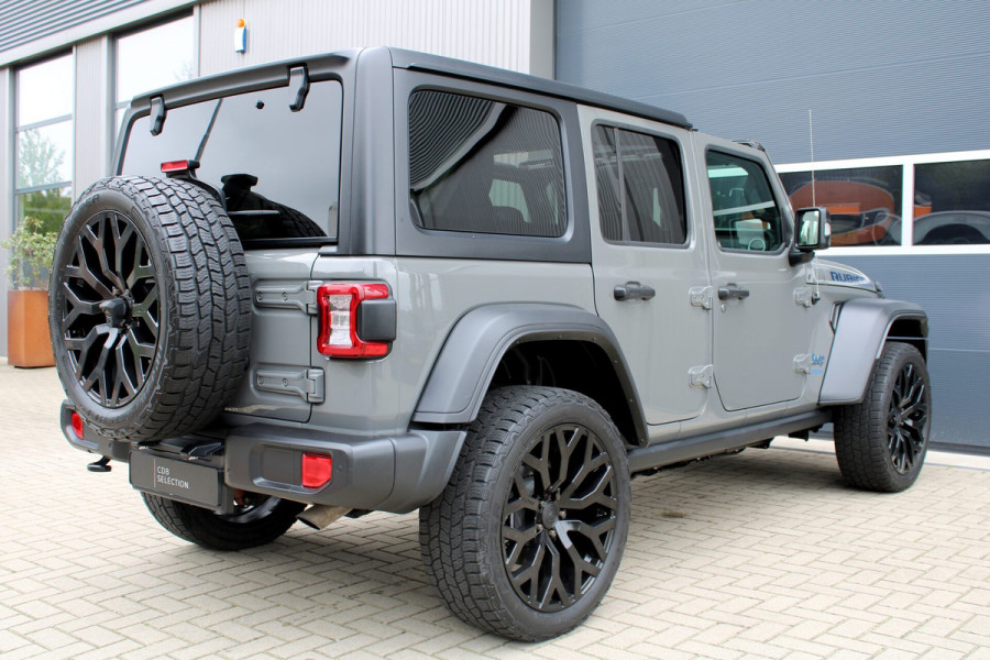 Jeep Wrangler Unlimited 4xe 380 Rubicon | Brute 22 INCH | Full Option | Leder | 360 Camera