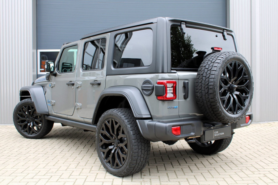 Jeep Wrangler Unlimited 4xe 380 Rubicon | Brute 22 INCH | Full Option | Leder | 360 Camera