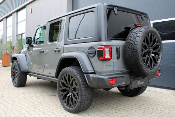 Jeep Wrangler Unlimited 4xe 380 Rubicon | Brute 22 INCH | Full Option | Leder | 360 Camera