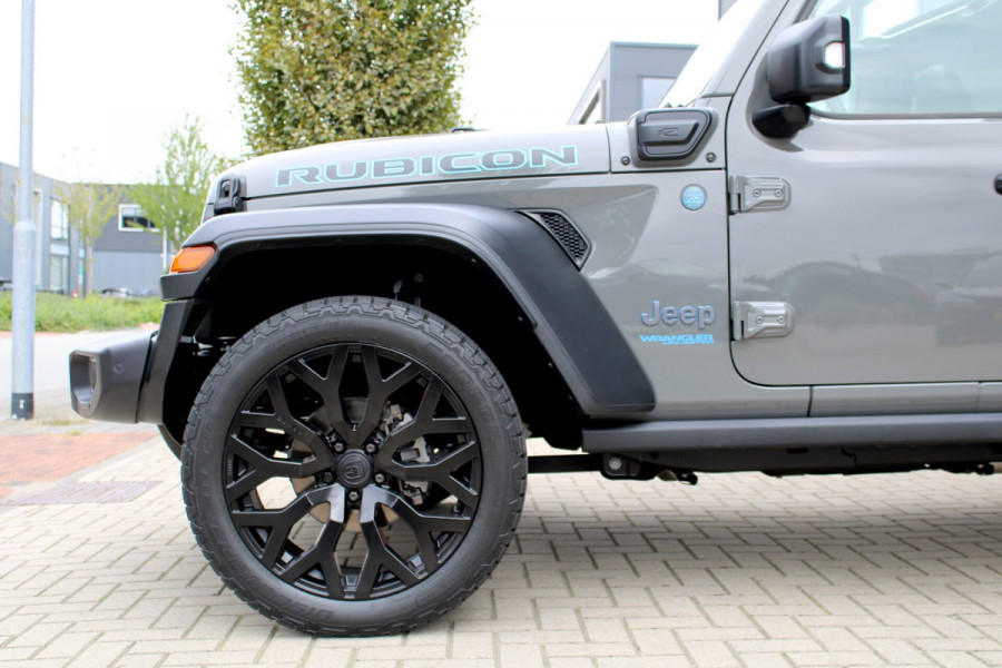 Jeep Wrangler Unlimited 4xe 380 Rubicon | Brute 22 INCH | Full Option | Leder | 360 Camera
